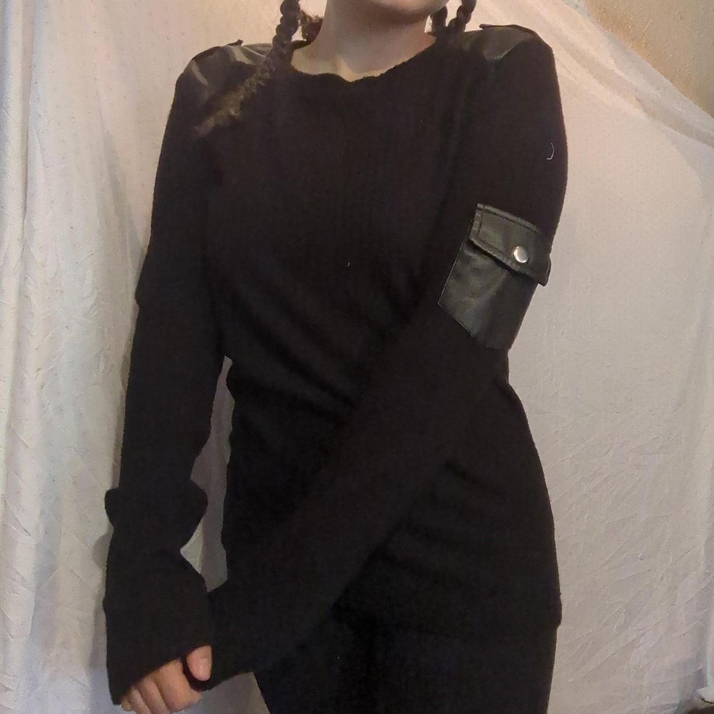 Black Killstar Ribbed Sweater